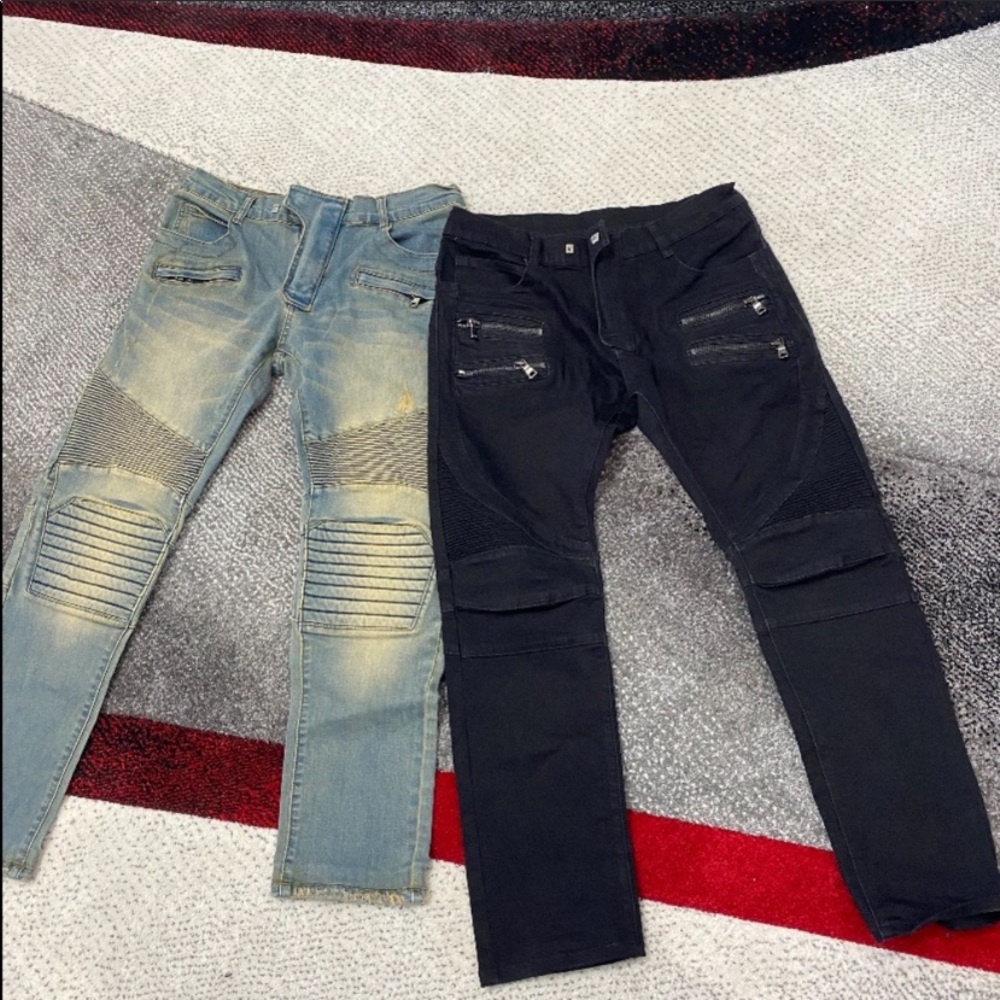Balmain Moto jeans